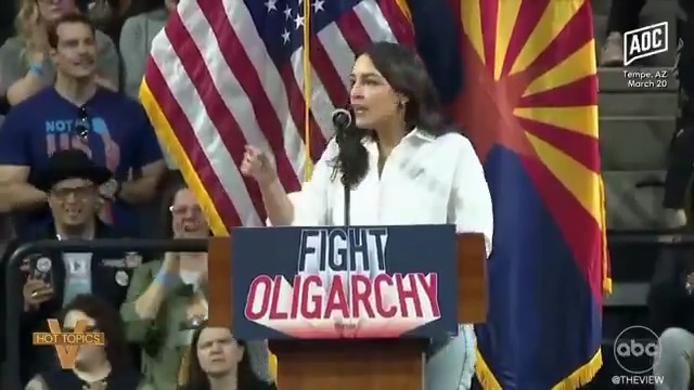 SANDERS, AOC'S MESSAGE MEETING THE MOMENT? #TheView co-hosts react to progressive Democrats Sen. Bernie Sanders and Rep. Alexandria Ocasio-Cortez drawing large crowds at rallies over the weekend.