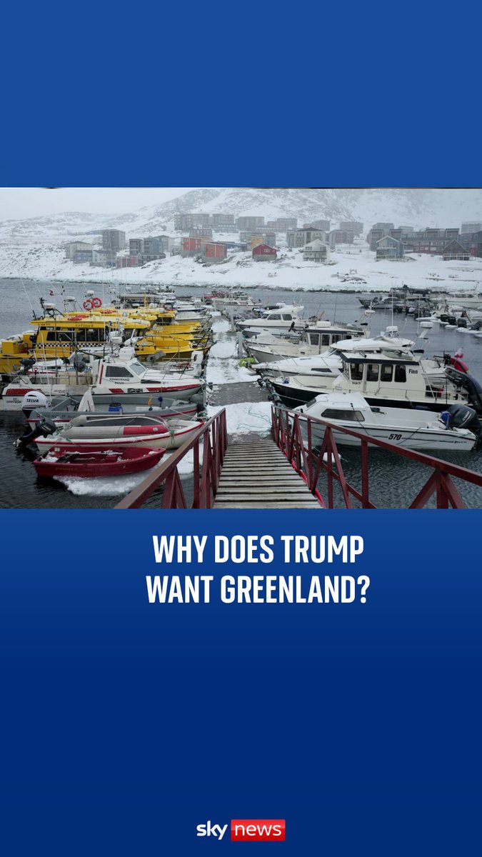 As a high-profile US delegation prepares to visit Greenland this week, Sky's Dominic Waghorn reports on why Donald Trump wants the strategic Danish territory. The US delegation includes Usha Vance, JD Vance's wife, Mike Waltz and Chris Wright.