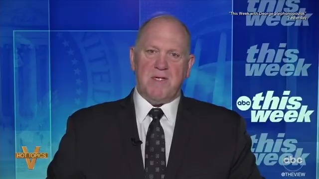 BORDER CZAR HOMAN DEFENDS MIGRANT DEPORTATION: #TheView co-hosts weigh in after Pres. Trump's border czar Tom Homan defended the deportations of undocumented immigrants to prisons in El Salvador and dismissed concerns that some were wrongly classified.