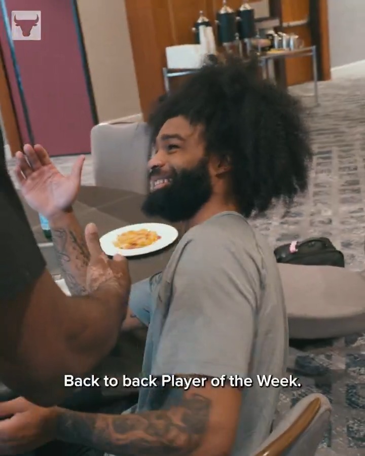 Pat has some news for Coby White... BACK-TO-BACK EASTERN CONFERENCE PLAYER OF THE WEEK.