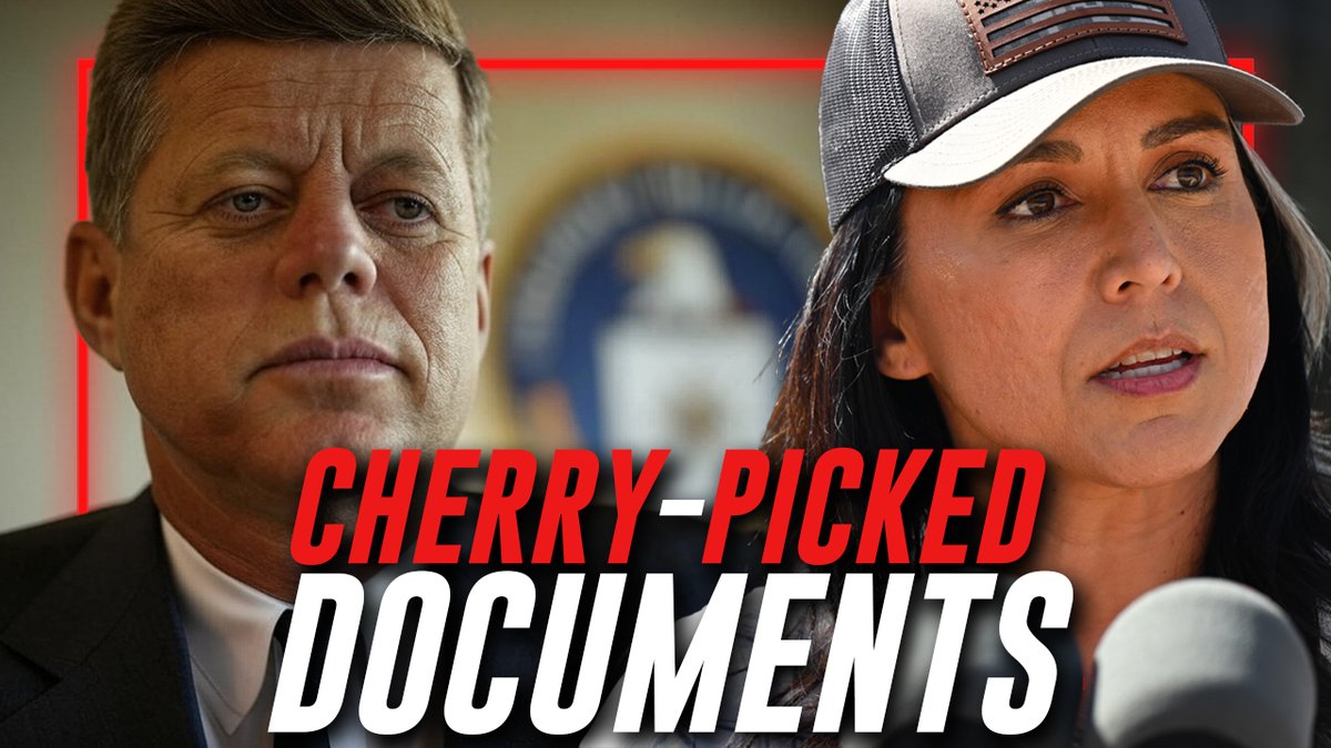 EMERGENCY MESSAGE TO TRUMP: The President Needs To Entrust JFK File Release To Director of National Intelligence Tulsi Gabbard To Stop The Ongoing Coverup They Released, "Cherry-Picked Documents That Are Designed To Reenforce A False Narrative" » WATCH/SHARE THE LIVE X STREAM HERE: