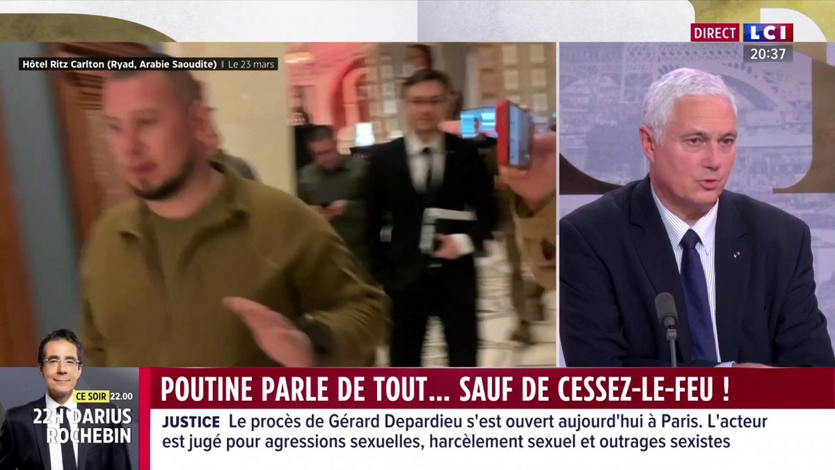 🗣️ Pour le général Michel Yakovleff, "la messe est dite au sens où les Américains travaillent pour les Russes" ▶️ Darius Rochebin