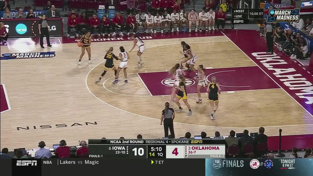 STEAL. SPIN. SCORE. 😮‍💨 Oklahoma Basketball x NCAA March Madness /ESPN