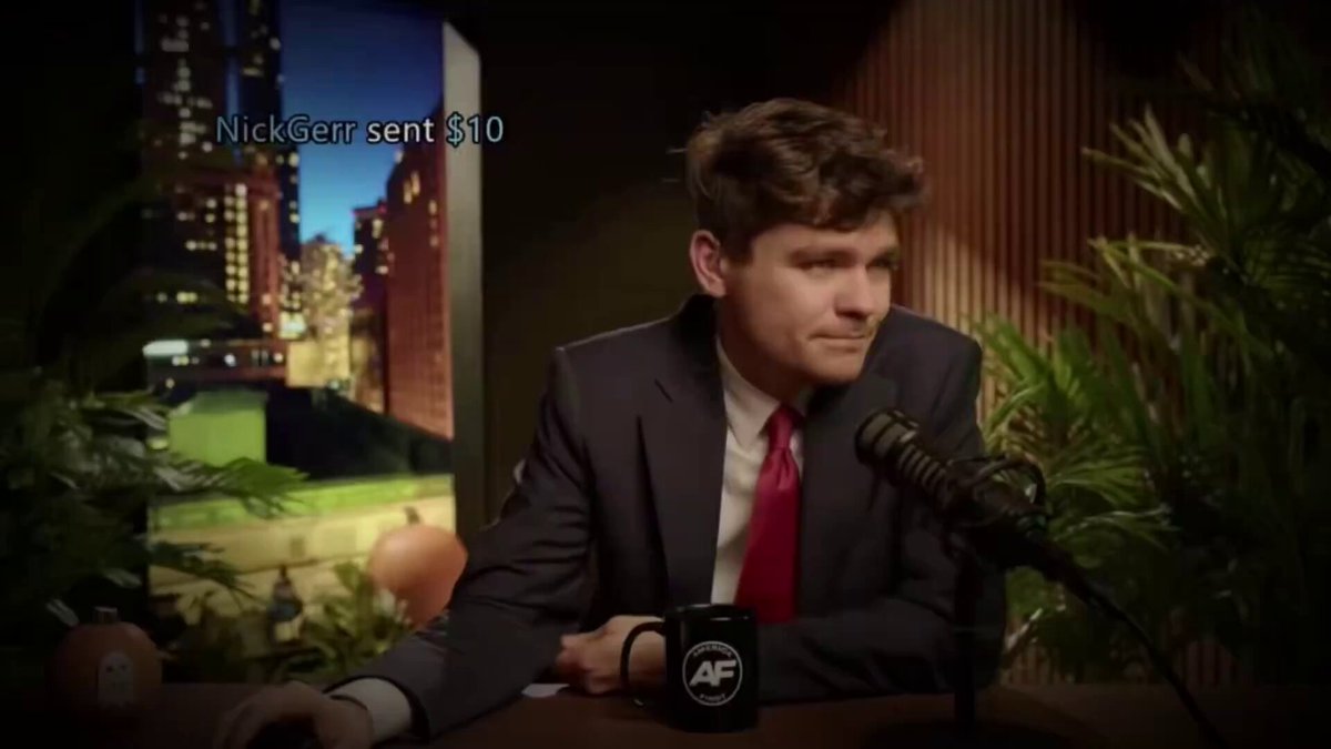 Seven minutes of Nick calling women and sex rетагdеd with classical music playing softly in the background. “Everyone made fun of me when I said (sex is gay). It's true. If you're driven by it, obsessed with it, like it too much—you're a fxggxт.” - Nick Fuentes (Nicholas J. Fuentes)