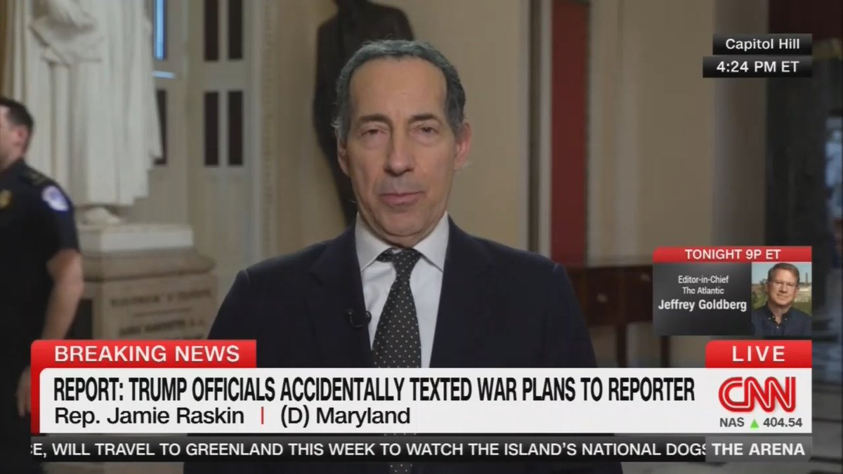 Q: Did this group chat break the law? Rep. Raskin: Almost certainly, and it reflects a general sloppiness in the whole approach of the administration