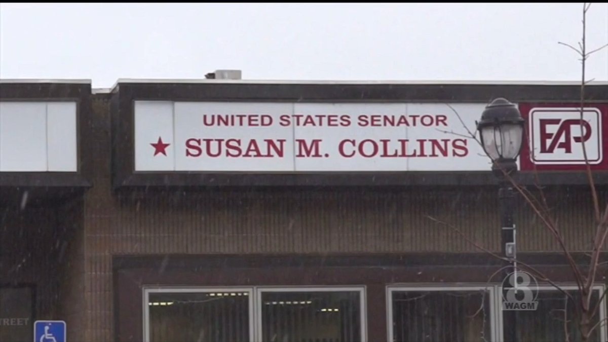 It’s cold in Maine, but Susan Collins is taking heat for refusing to respond to constituents: “We’re here because Susan Collins has been so unreachable. It’s been impossible, really, to communicate.”