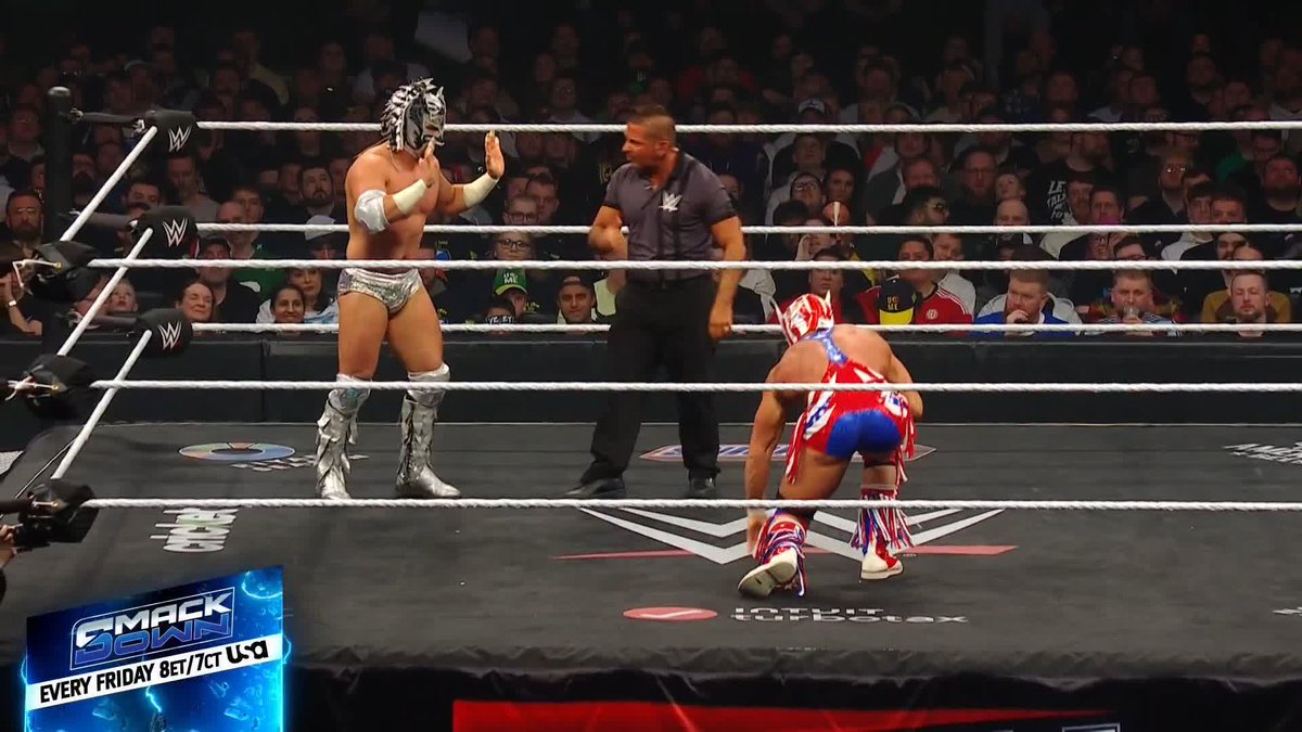 It's full steam ahead for El Grande Americano, who just grounded Dragon Lee in one tall order of a match! #WWERaw