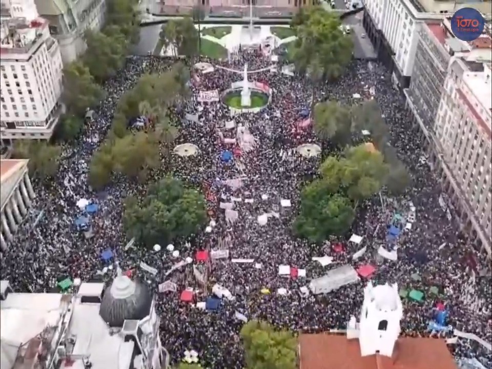 "Plaza de Mayo": Por la marcha en el Día Nacional de la Memoria por la Verdad y la Justicia