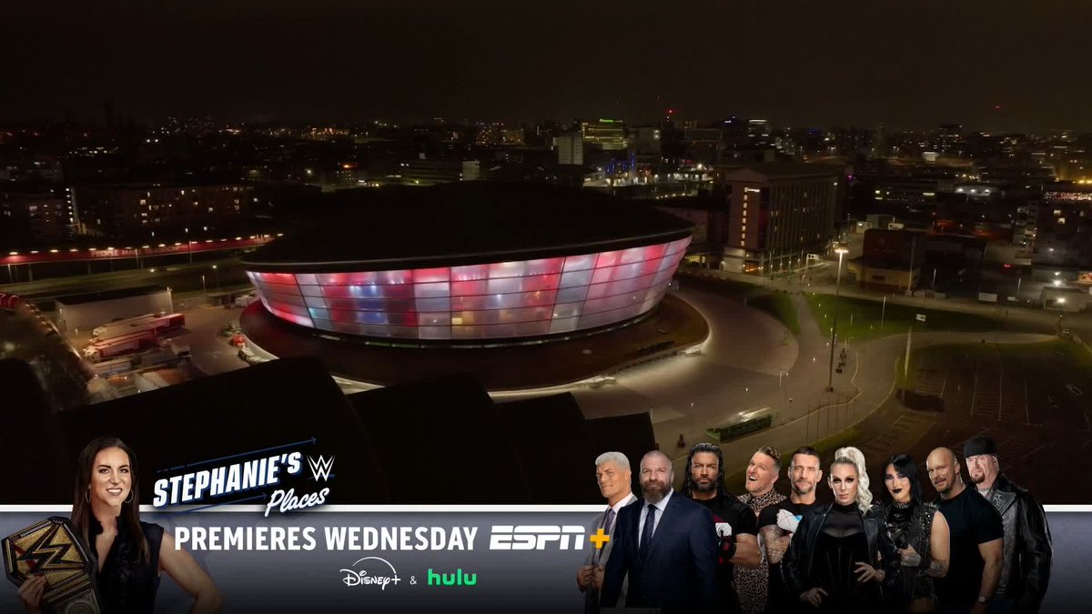 #StephaniesPlaces premieres on ESPN+ THIS WEDNESDAY! The first guest? None other than CM Punk! 👀