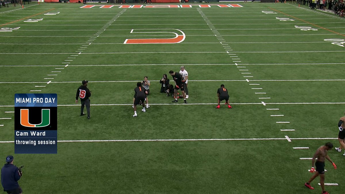 Making it look easy 😮‍💨 Cameron Ward 📺: Miami Hurricanes Football Pro Day on NFL Network 📱: Stream on NFL+