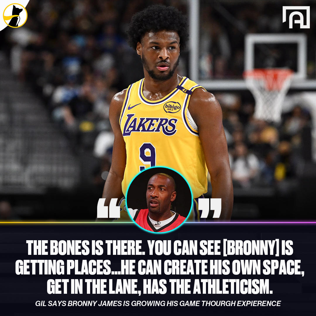 Bronny James belongs in the NBA 📈💯