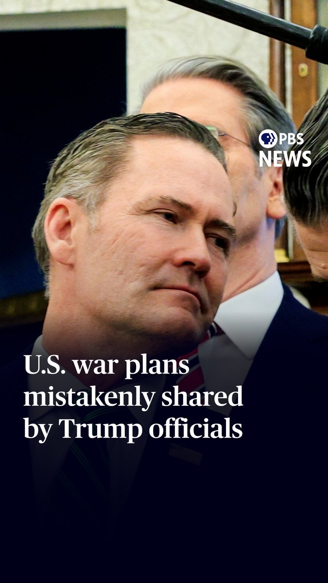 Top Trump officials accidentally texted U.S. war plans to journalist Jeffrey Goldberg. Senior Trump administration officials used the commercial messaging app Signal to debate the pros and cons of launching military strikes against the Houthis in Yemen and accidentally invited Jeffrey Goldberg, editor-in-chief of The Atlantic and Washington Week moderator, to be part of the chat. Goldberg revealed the details in a report for The Atlantic and joined Amna Nawaz to discuss more.