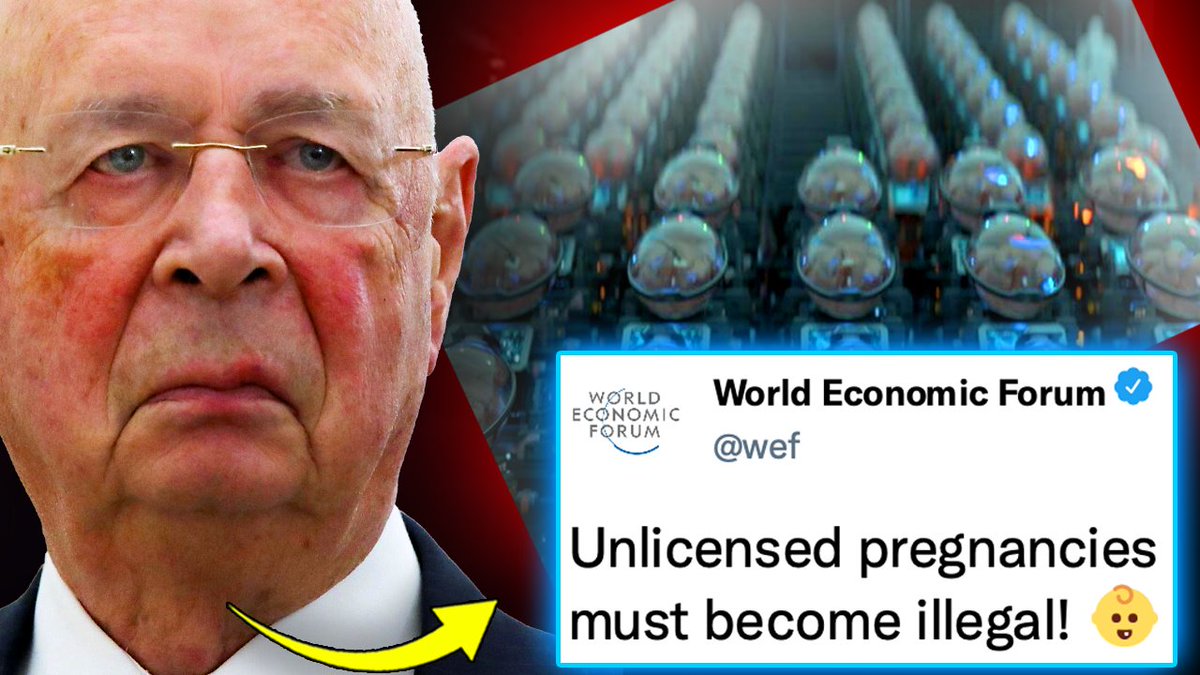 🚨 14 Nations Sign WEF Treaty to Ban Natural Conception in 2030 Fourteen nations, all penetrated by the World Economic Forum, just signed a treaty to decide who gets to reproduce by 2030 - their deadline to reshape humanity itself. This isn’t a drill - it’s the latest salvo in their war on humanity. A cabal of unelected technocrats are now making a play for the keys to your bloodline, and they’re not asking permission. According to the WEF, humanity will be better equipped to deal with the challenges of the future if parenthood is strictly controlled, and unborn children undergo gene editing to ensure they are free of diseases and disabilities, including psychological traits which the elite disapprove of.
