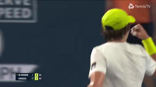 Sneak Attack By R̶o̶g̶e̶r̶ FONSECA 😉 Miami Open | #MiamiOpen