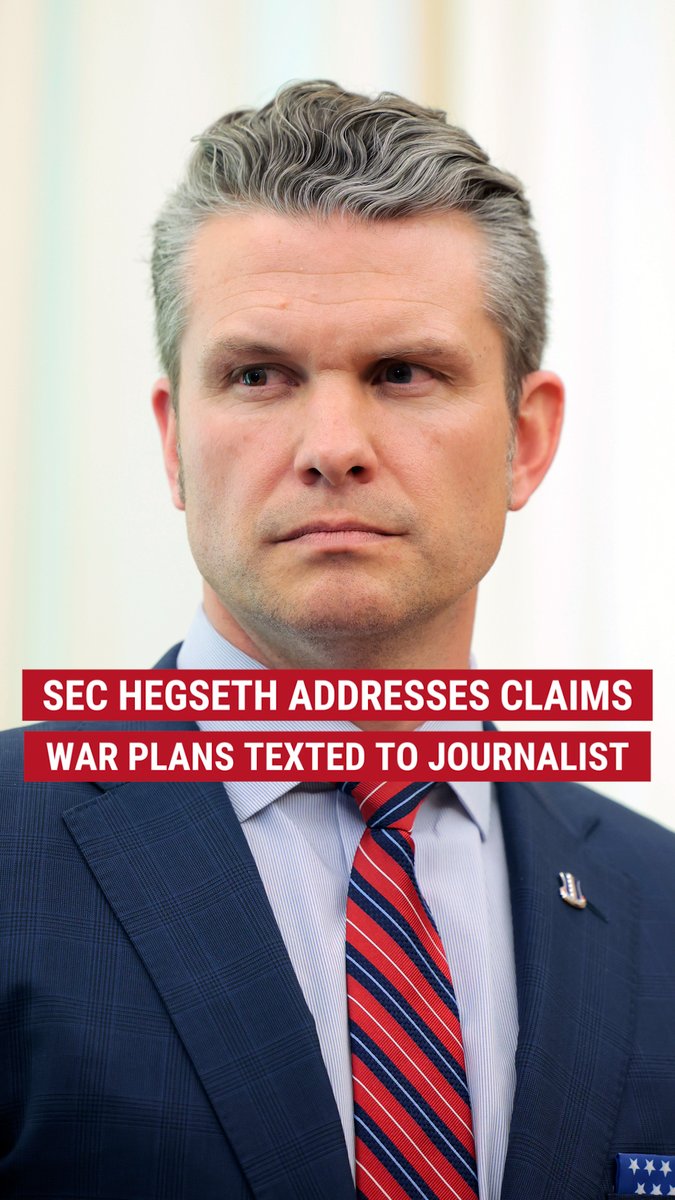 SECURITY BREACH? A journalist reported on Monday that he was inadvertently included in a group chat between senior Trump administration officials. The group chat, the journalist said, was texting about a forthcoming military strike on the Houthis.