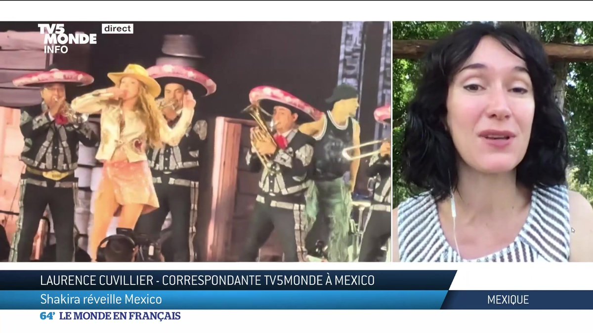 El récord de las 7 fechas en Ciudad de México 🇲🇽 impuesto por Shakira está en las noticias de Francia