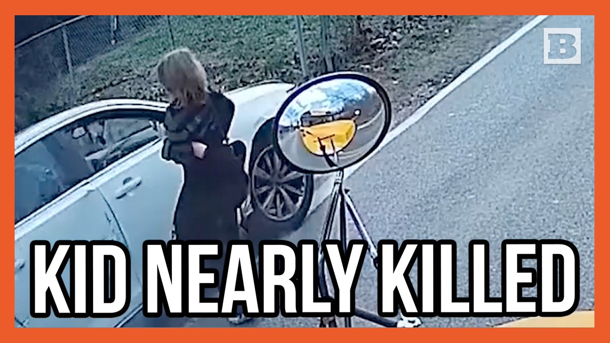 A student narrowly avoided being hit by a speeding car after walking off a school bus and crossing the street in Kanawha County, West Virginia.