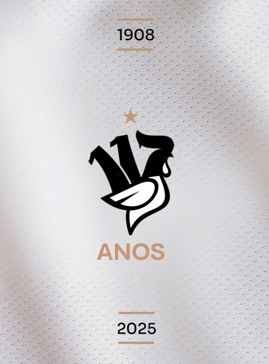 1️⃣9️⃣0️⃣8️⃣ 🐔 2️⃣0️⃣2️⃣5️⃣ #Galo117Anos 🐓