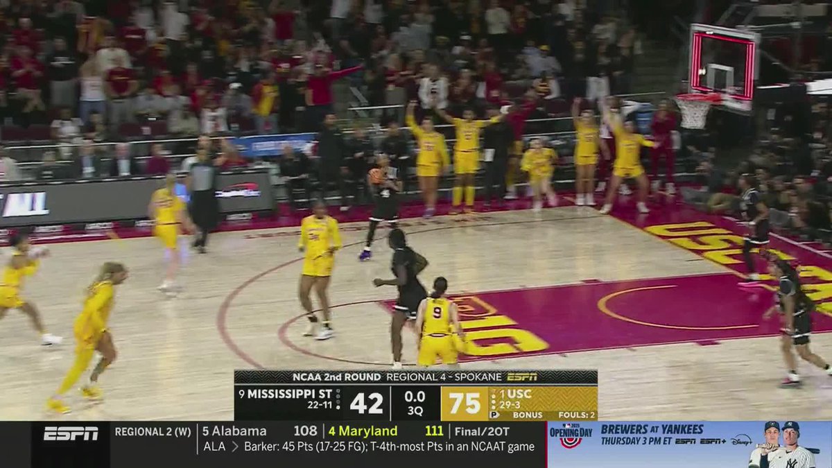 What a MOVE by Kayleigh Heckel! 🌪️ (via NCAA March Madness)