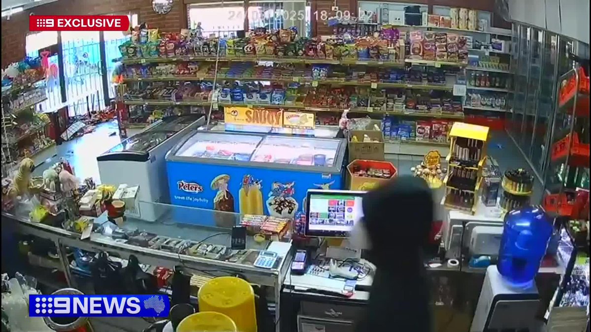 #EXCLUSIVE: A shop owner’s mum has bravely attempted to stop a group of offenders in their tracks when they stormed a Rowville store. Julia Passarelli #9News