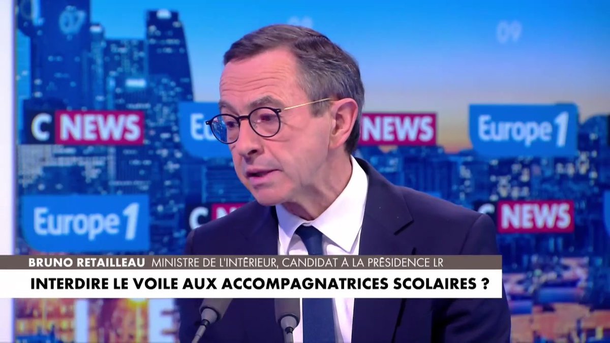 Rapport sur l'entrisme islamiste : "Je veux que ce rapport vienne dans le débat public, je veux que les Français se rendent compte du point où on en est" déclare Bruno Retailleau #LaGrandeITW #Europe1
