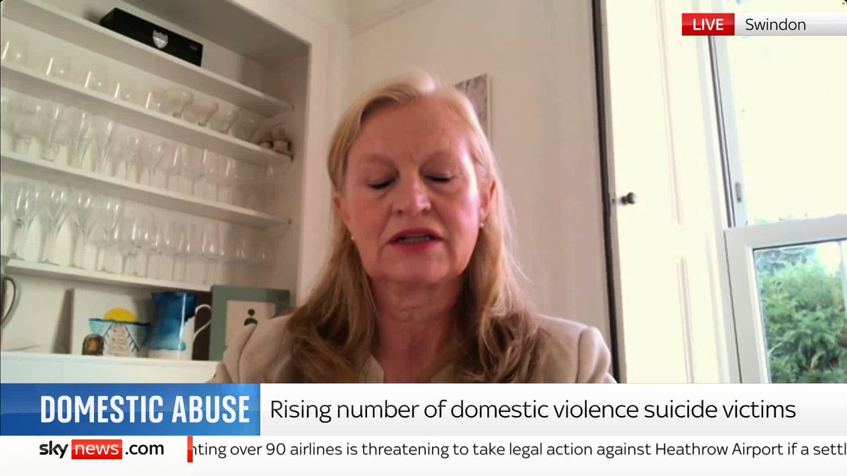 'Violence against women and girls is really at epidemic levels now', Hetti Barkworth-Nanton, Chair of Refuge tells Sky News. Over the past four years, data shows that 92% of suspects in cases of domestic abuse suicides were known to authorities.