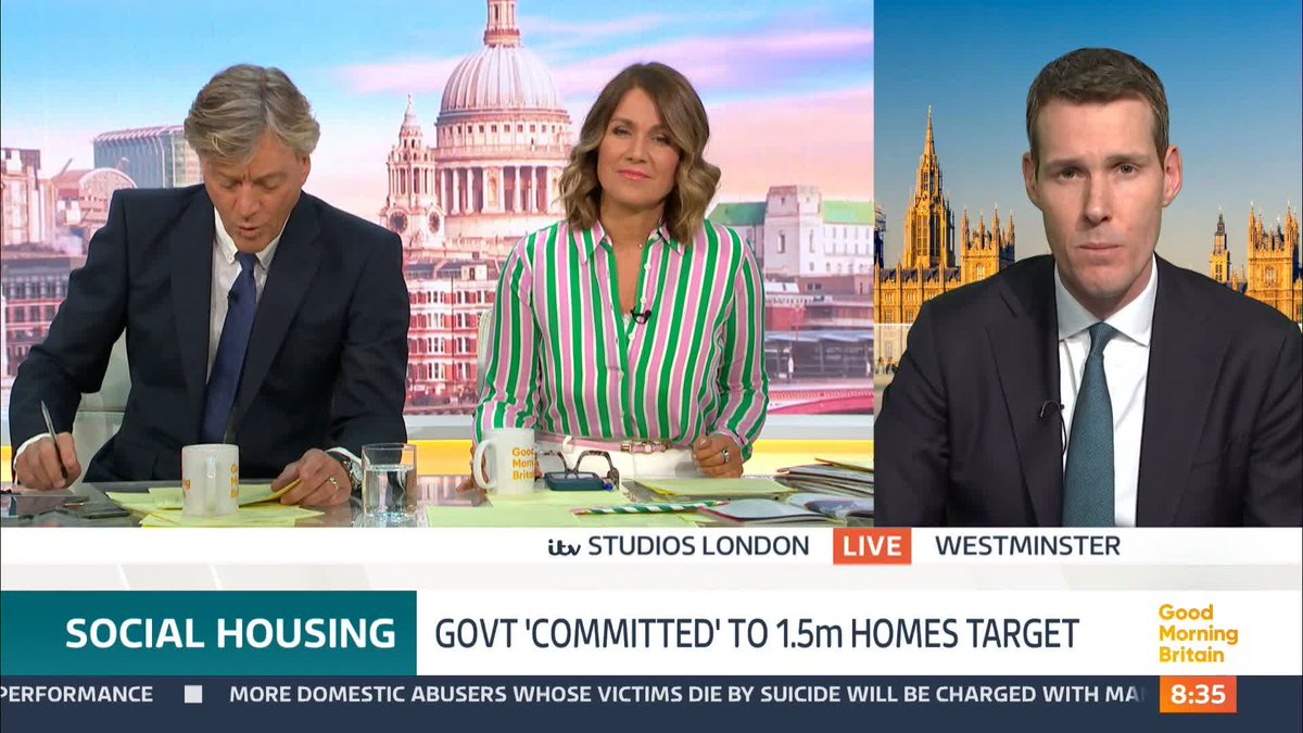 .Richard Madeley questions Matthew Pennycook MP following news that a record number of migrants are crossing the channel.