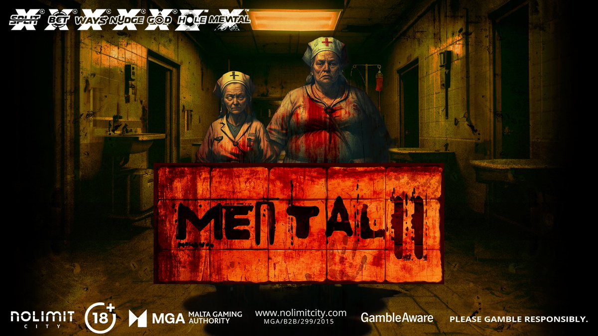 🚨 #MENTALII is NOW #LIVE! ⚡ The doors of the asylum have opened. Rest in Pieces! #NolimitCity #xMental #BloodlettingSpins #SurgerySpins #ExperiMENTALSpins #ThereIsNoLimit 18+ | Please Gamble Responsibly |