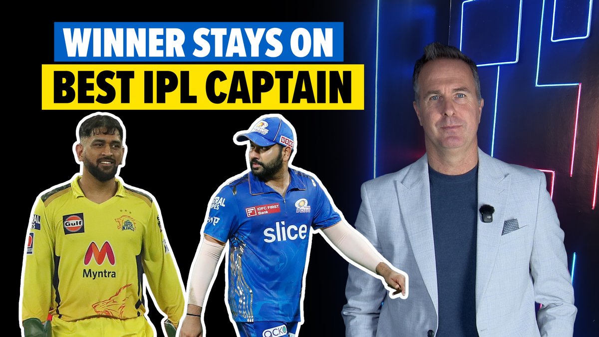 MS Dhoni or Rohit Sharma - who's been the best IPL captain? Watch Michael Vaughan pick, on Winners Stays On #IPL #MSD #RohitSharma
