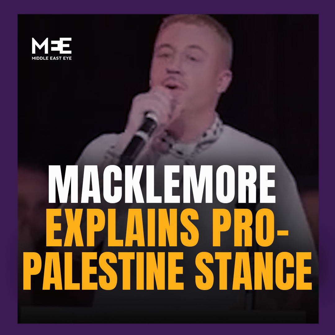 “Once you see it, you can’t unsee it. Once you learn the real history, you can’t unlearn it.” Rapper Macklemore gave a speech detailing how he became an advocate for Palestinian rights at a pro-Palestine event in New York on Monday.