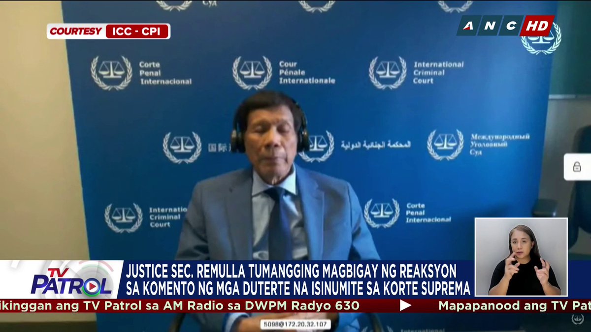 Iginiit ng kampo ni ex-pres. Rodrigo Duterte na dinukot umano siya ng gobyerno at ilegal na inilipad patungong Netherlands. Naghain ng magkakahiwalay na "traverse comment" sa Korte Suprema ang tatlong anak ni Duterte kaugnay sa petisyon nilang maibalik sa Pilipinas ang ama.