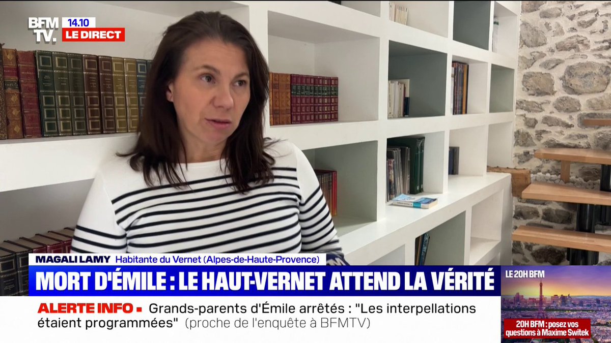 Gardes à vue dans l'enquête sur la mort d'Émile: "Il y a la peur de découvrir une vérité qui peut être pire que celle qu'on avait imaginée", raconte Magali Lamy, une habitante du Vernet