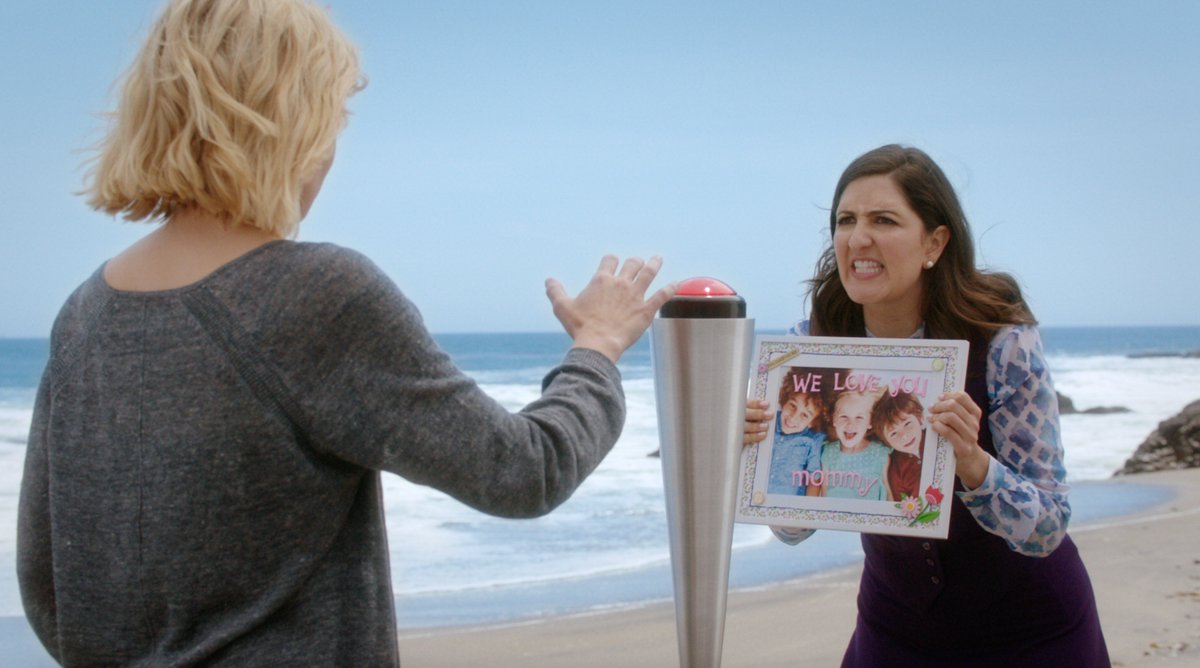 THIS scene with janet in the good place, snarling "look at them" with THE STOCK PHOTO OF THE CHILDREN??? nothing will ever compare