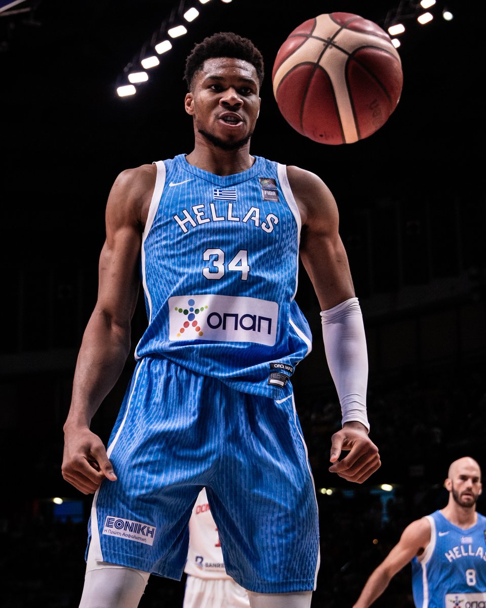 Giannis dominating both ends of the court non-stop 😤 #FIBAOQT x #EuroBasket