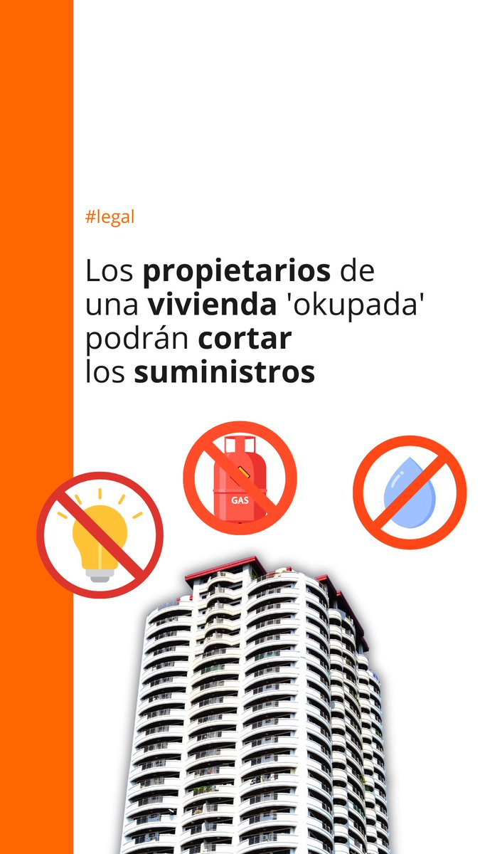 ⚠️ Los jueces determinan que los propietarios de una vivienda 'okupada' pueden cortar la luz, el agua y el gas 🔗 Todos los detalles en el siguiente enlace: