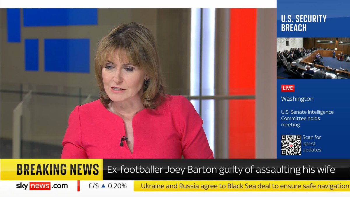 BREAKING: Former footballer Joey Barton has been found guilty of assaulting his wife Read more: 📺 Sky 501, Virgin 602, Freeview 233 and YouTube