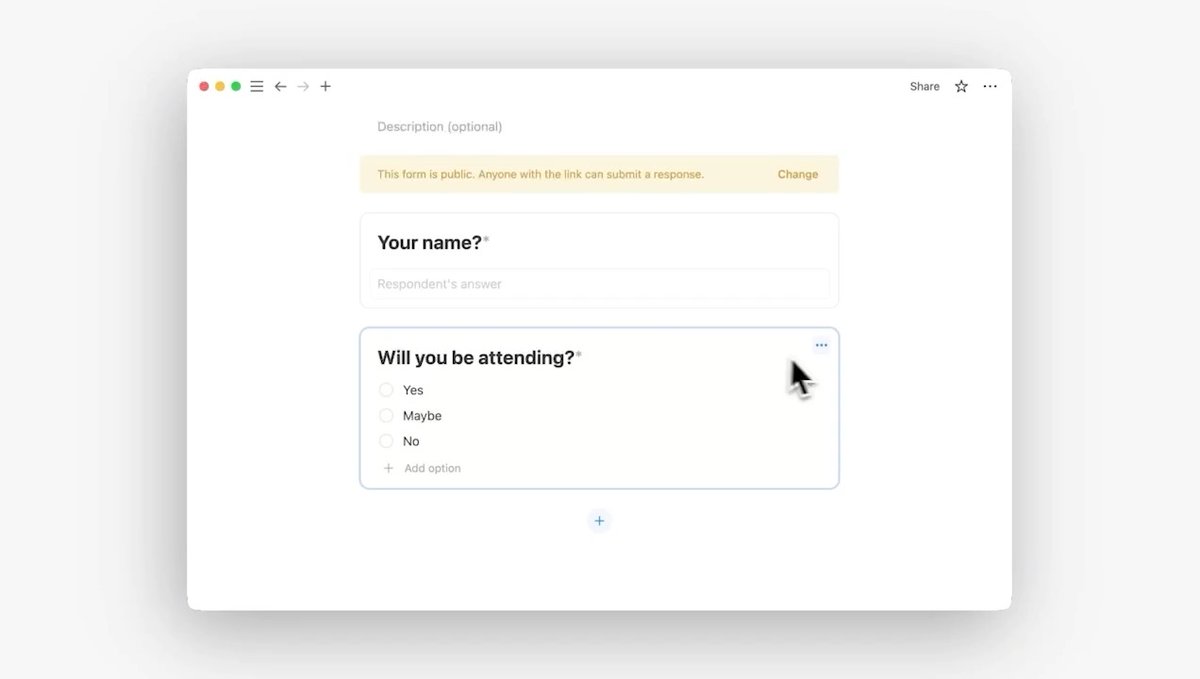 You asked for conditional logic in forms? IF “✅ Yes” THEN “We listened!” IF “✅ No” THEN “We launched it anyway.”
