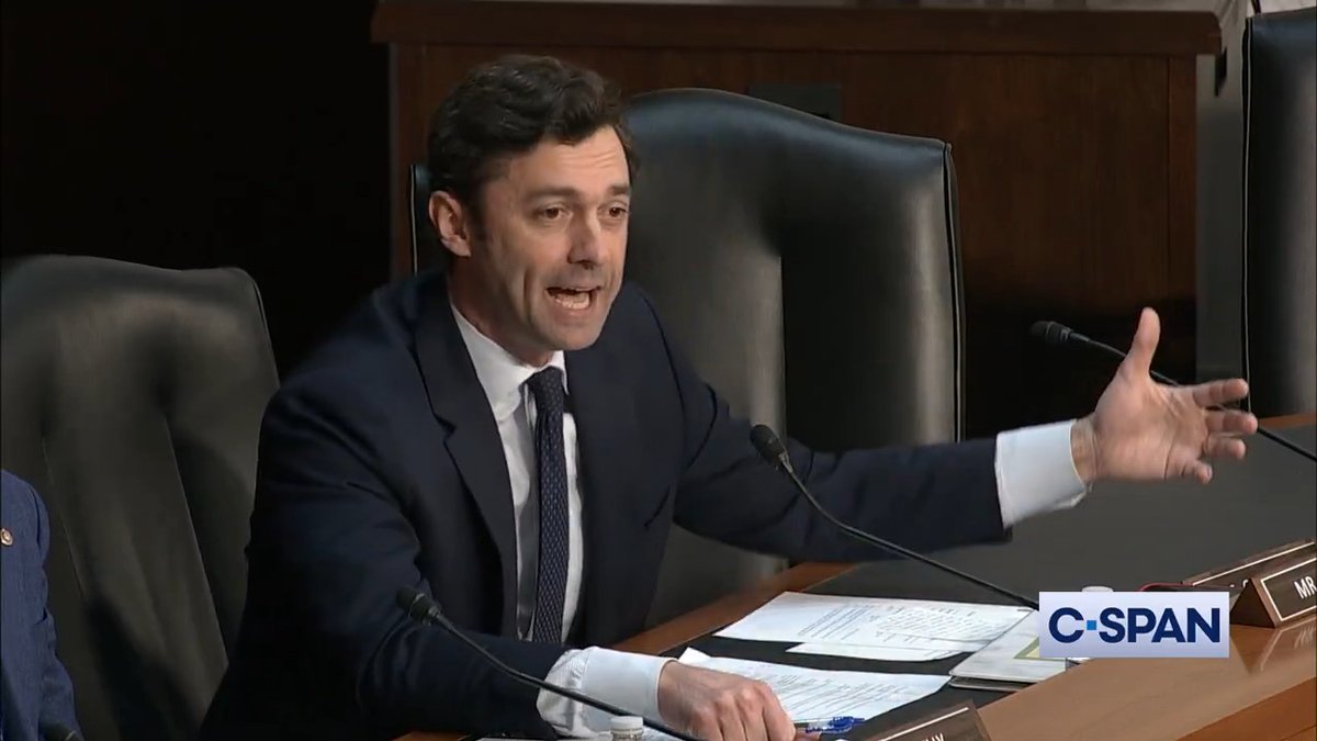 .Ossoff's Office: "This is an embarrassment. This is utterly unprofessional. There's been no apology. There has been no recognition of the gravity of this error...We will get the full transcript of this chain and your testimony will be measured carefully against its content."