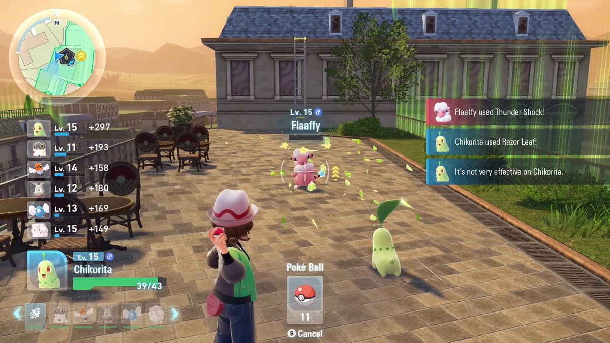 You can battle and catch wild Pokémon living in wild zones or out and about in Lumiose City. To catch one, try aiming a Poké Ball at it and letting it fly. If the Pokémon doesn’t pop back out of the ball, you’ve successfully caught it! #PokemonLegendsZA