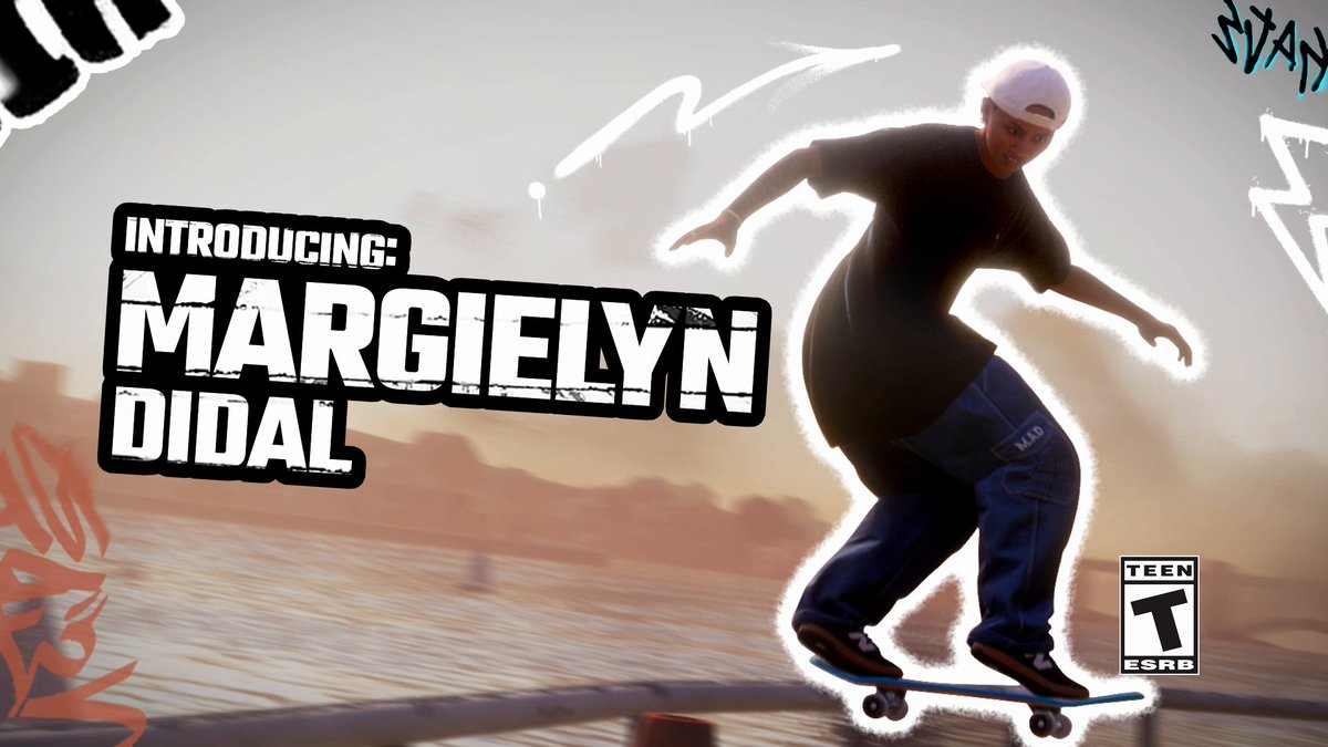 Margielyn Didal | Behind The Scenes of Tony Hawk’s™ Pro Skater™ 3 + 4 New skater alert! Stoked to finally share that @margielyndidal is on the roster of new Pros in #THPS 3 + 4. Available July 11!