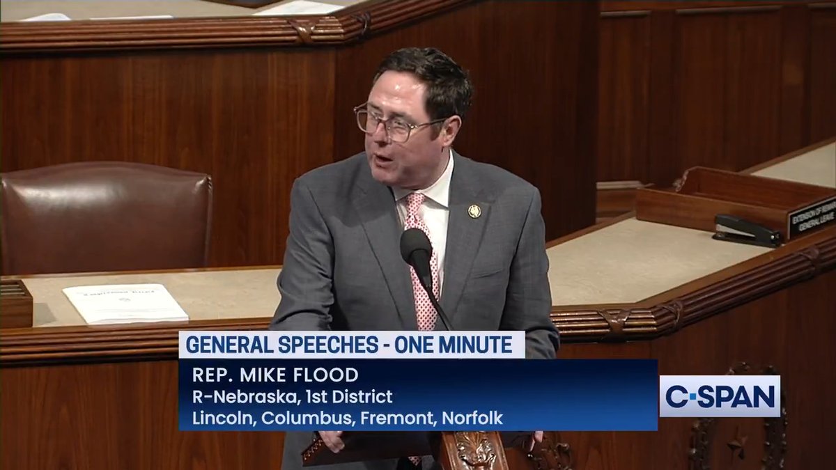 .Rep. Mike Flood calls on streaming services (YouTube TV Hulu) to carry C-SPAN. Credits cable and satellite companies for their ongoing support of the nonprofit, public service network.