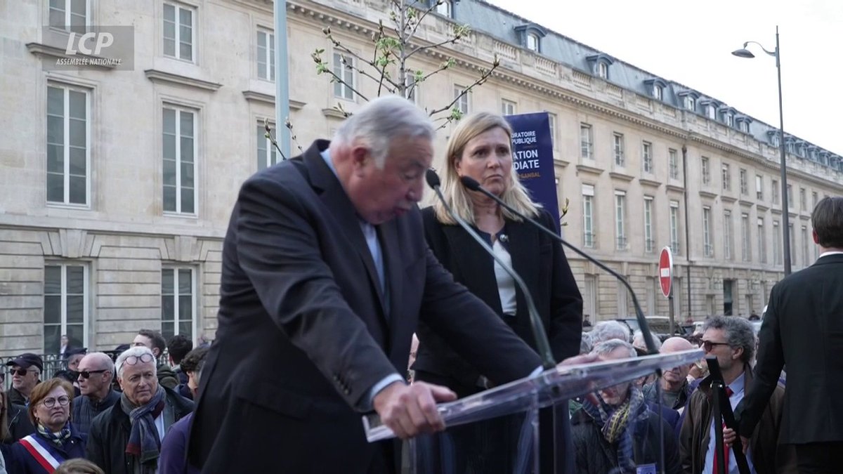 "Libérez Boualem Sansal !", exhorte le président du Sénat, Gérard Larcher. "N'oublions jamais que l'oubli est le vrai linceul des persécutés." #BoualemSansal
