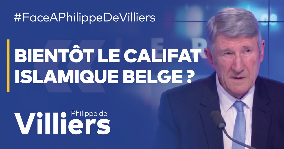 🎙️Le califat islamique en Belgique n'est qu'une question de temps. Trois éléments préoccupants devraient alerter notre classe politique : - Le séparatisme, - Les listes communautaires, - La dhimmitude des élites. 🔗Emission complète : #FaceAPhilippeDeVilliers #FADV #CNews