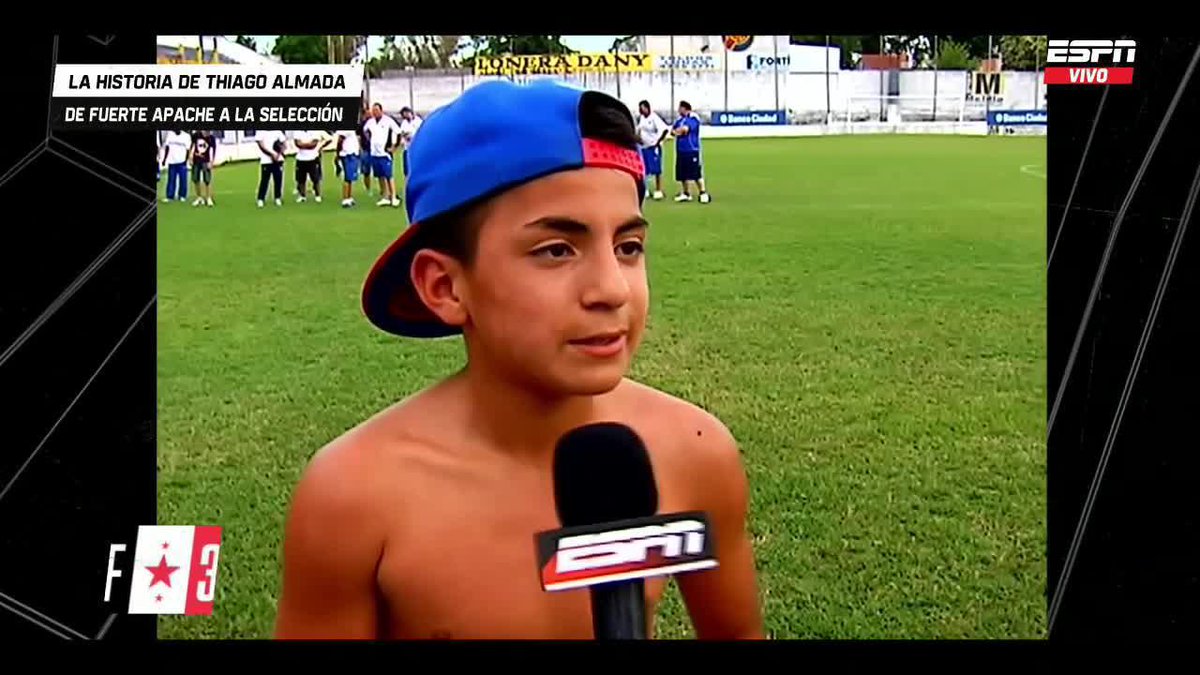 "LLEGAR A LA PRIMERA DE VÉLEZ" El sueño de un joven Thiago Almada que ahora hace GOLAZOS con la Selección Argentina. 📺 No te pierdas #ESPNFútbol3 en vivo por #DisneyPlus
