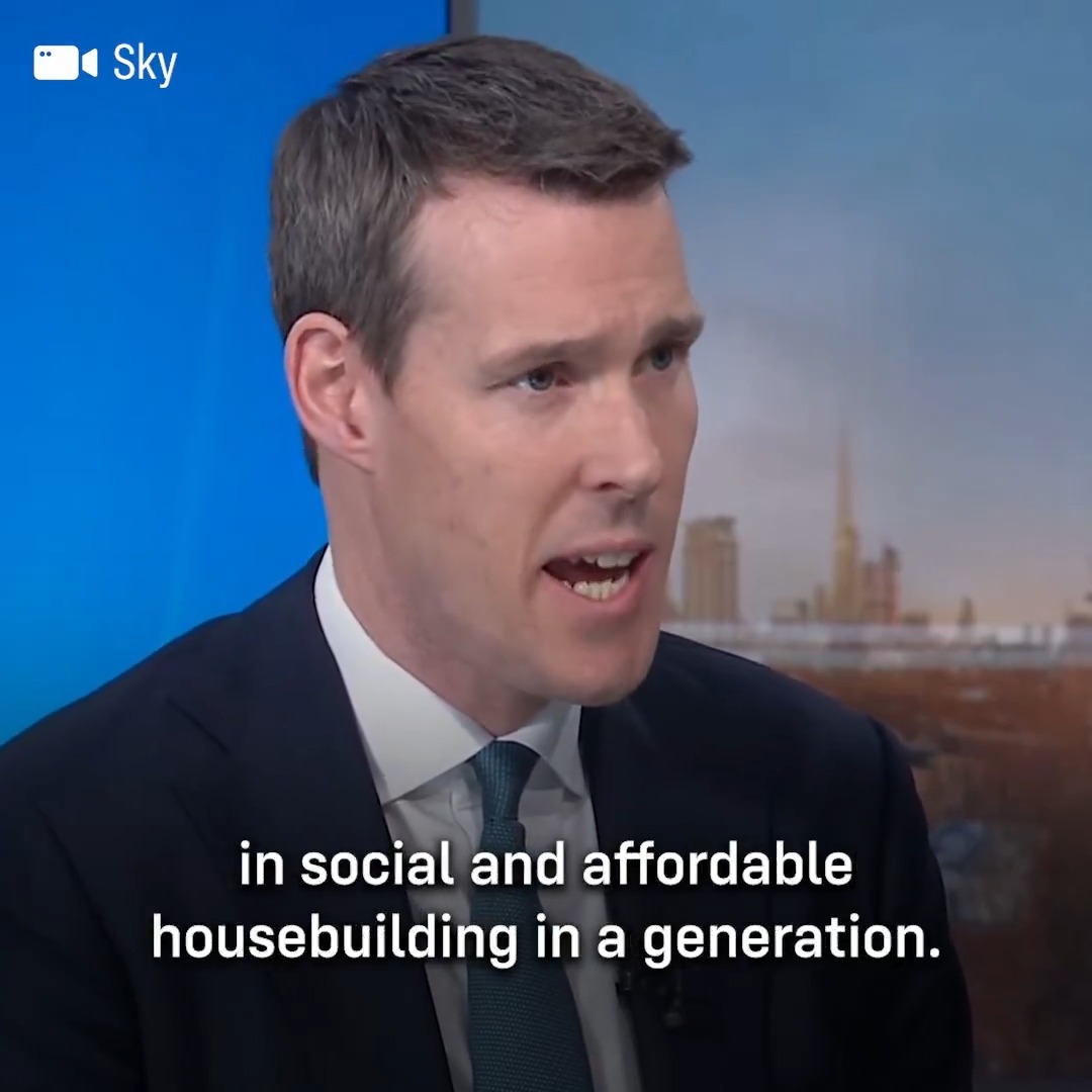 £2 billion of new funding to deliver on our commitment to the biggest increase in social and affordable housebuilding in a generation.