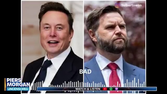 "Bring it!" Bishop Talbert Swan gives his response to Vice President JD Vance seemingly threatening to sue him over leaked audio of him criticizing Elon Musk that he says is fake. 📺 Piers Morgan | Bishop Talbert Swan