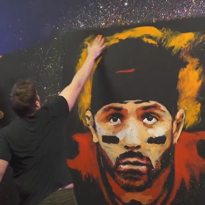 This Baker Mayfield painting is unreal 🤯 🎨: Cody Sabol