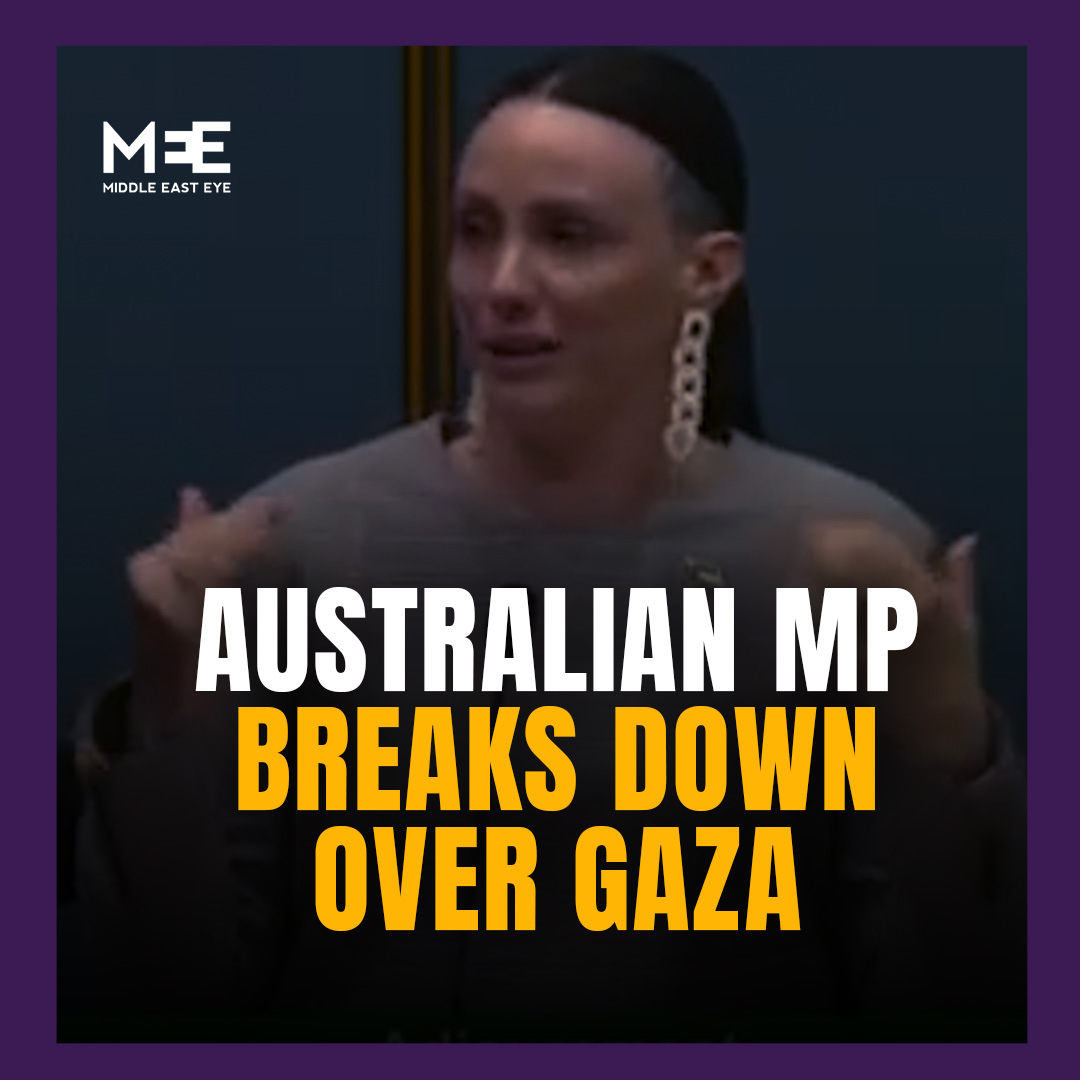 ‘As my baby slept peacefully next to me, I saw images of Palestinian babies, their feet poking out of the rubble.’ Australian MP Kat McNamara broke down in tears whilst speaking of the genocide in Gaza after Israel restarted bombing of the enclave.