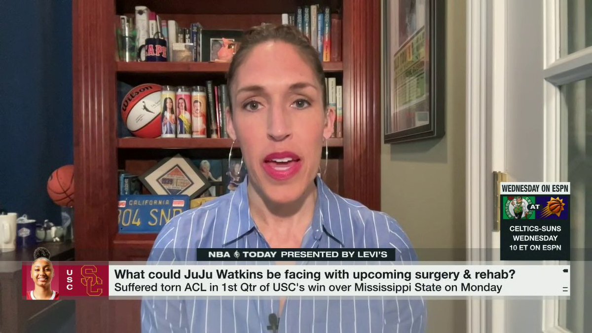 “Assuming [JuJu] red-shirts next season, … she would still be able to enter that 2027 draft, but could also return to USC for a fourth year of eligibility.” Rebecca Lobo on what the future holds for JuJu Watkins.