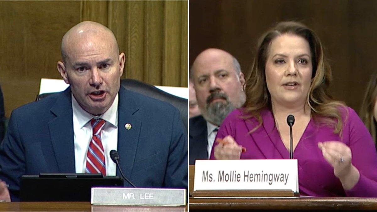 The Censorship Industrial Complex suppressed vital news stories to change an election. WATCH this outstanding testimony from Mollie to the Senate Judiciary Committee!